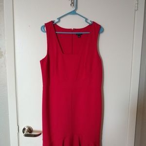 Ann Taylor red dress